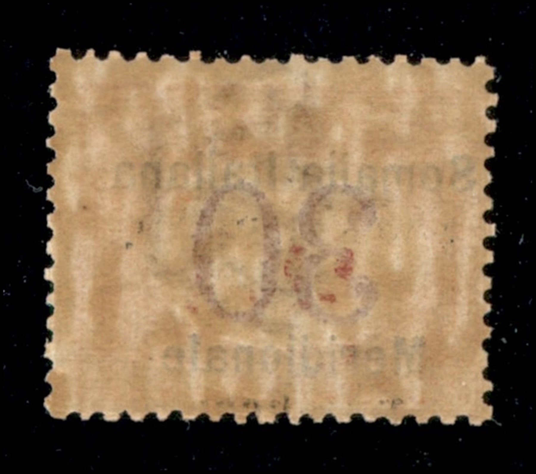 Italia / Colonie / Somalia / Segnatasse
