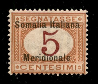 Italia / Colonie / Somalia / Segnatasse