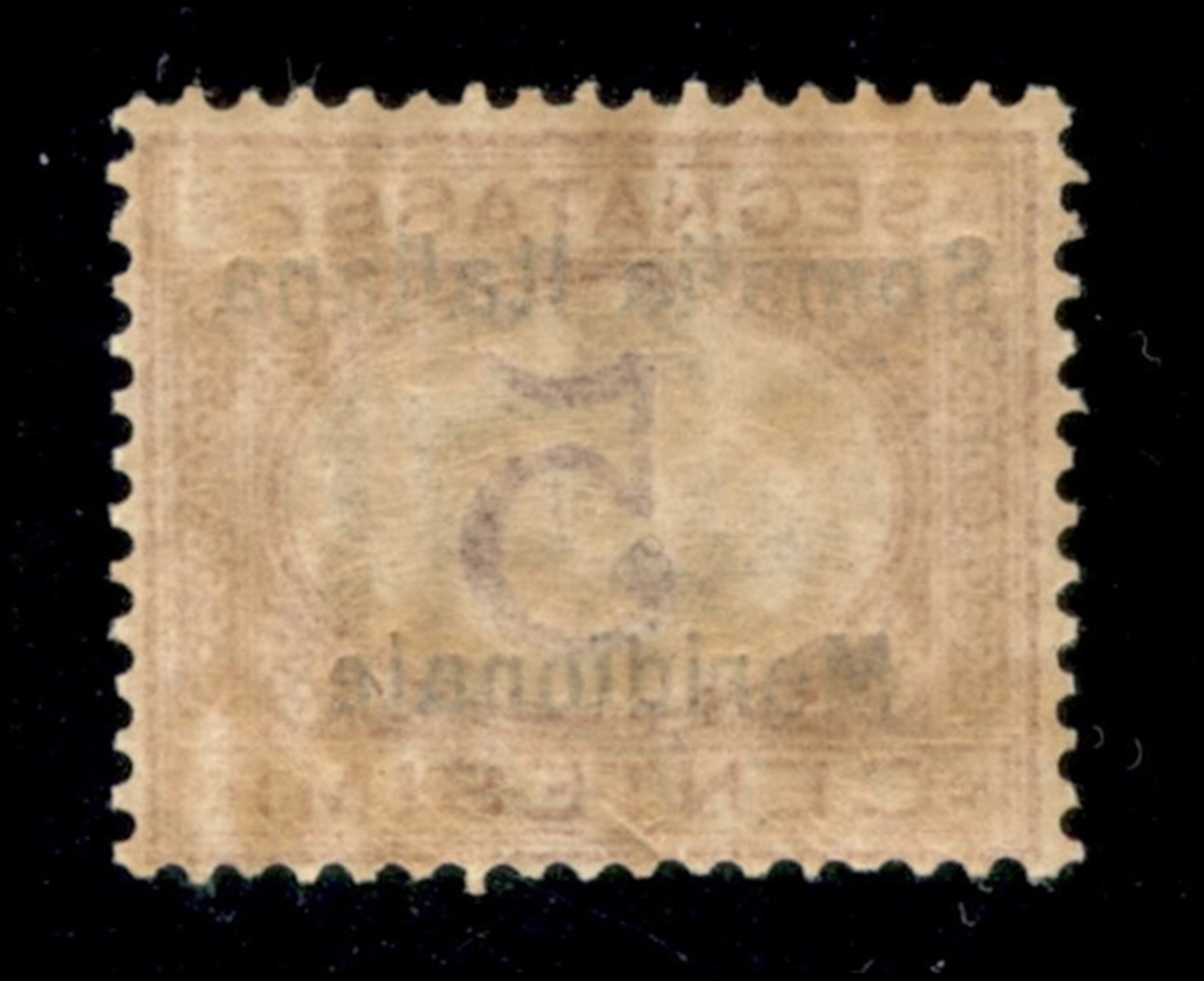 Italia / Colonie / Somalia / Segnatasse