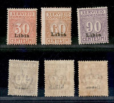 Italia / Colonie / Libia / Servizio Commissioni