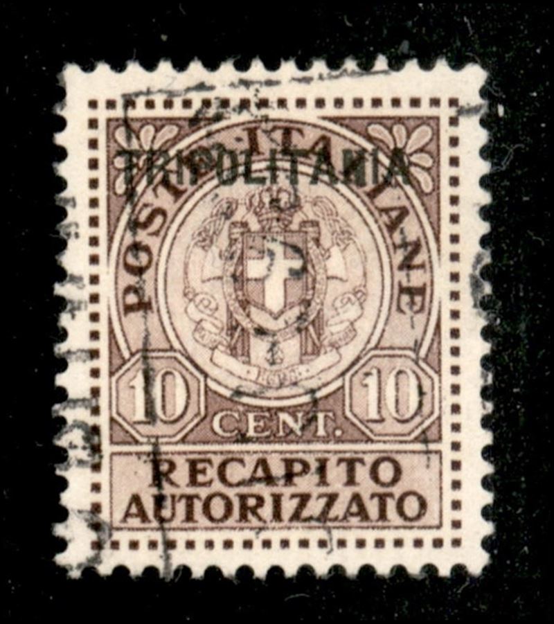 Italia / Colonie / Tripolitania / Recapito Autorizzato