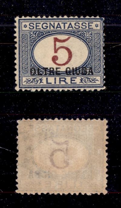Italia / Colonie / Oltre Giuba / Segnatasse