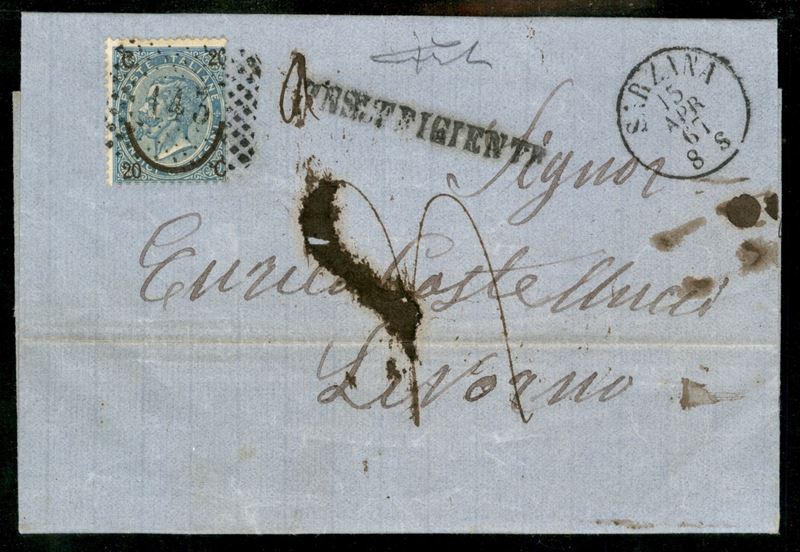 Italia / Regno / Vittorio Emanuele II / Posta Ordinaria
