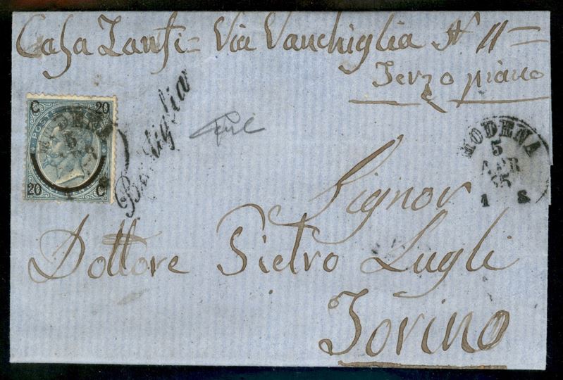 Italia / Regno / Vittorio Emanuele II / Posta Ordinaria