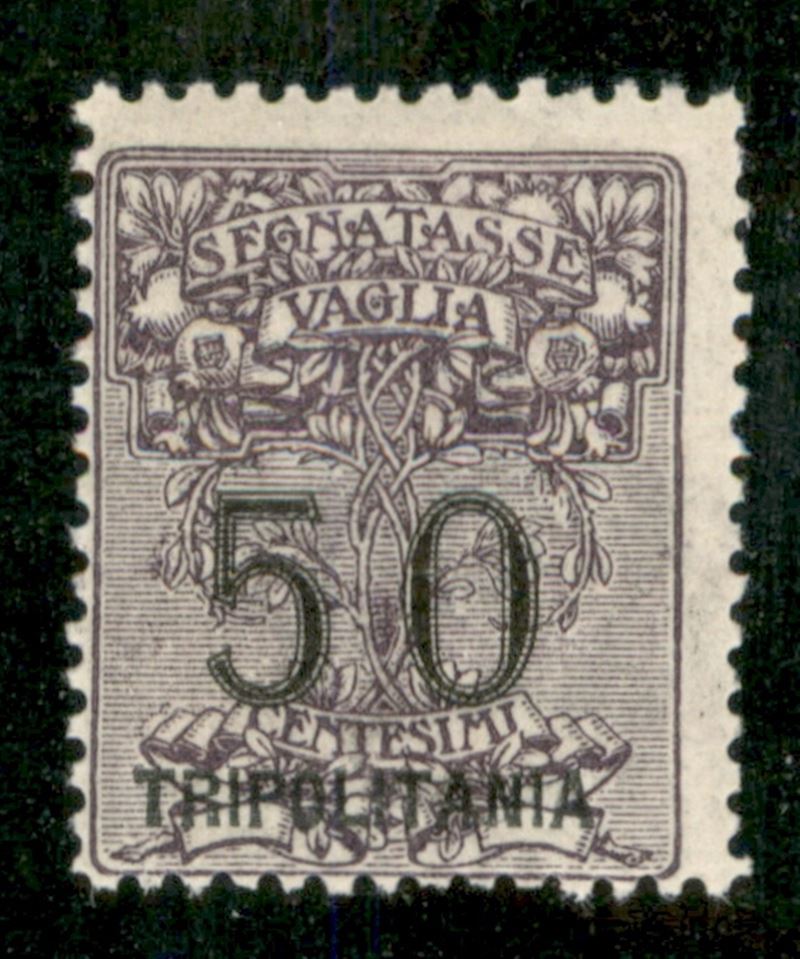 Italia / Colonie / Tripolitania / Segnatasse per Vaglia