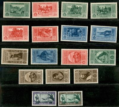 Italia / Colonie / Emissioni Generali / Posta Ordinaria + Aerea