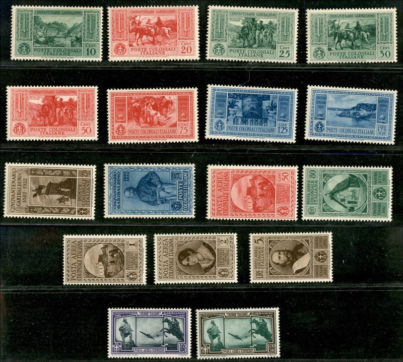 Italia / Colonie / Emissioni Generali / Posta Ordinaria + Aerea