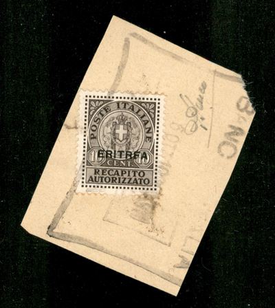 Italia / Colonie / Eritrea / Recapito Autorizzato