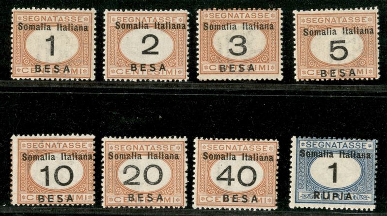 Italia / Colonie / Somalia / Segnatasse