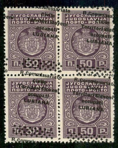 Italia / Occupazioni II Guerra Mondiale / Lubiana / Segnatasse