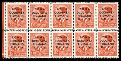 Italia / Occupazioni II Guerra Mondiale / Zona Fiumano Kupa / Posta Ordinaria