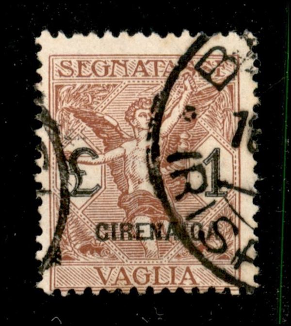 ITALIA / Colonie / Cirenaica / Segnatasse per vaglia
