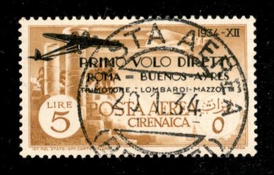 Italia / Colonie / Cirenaica / Posta Aerea