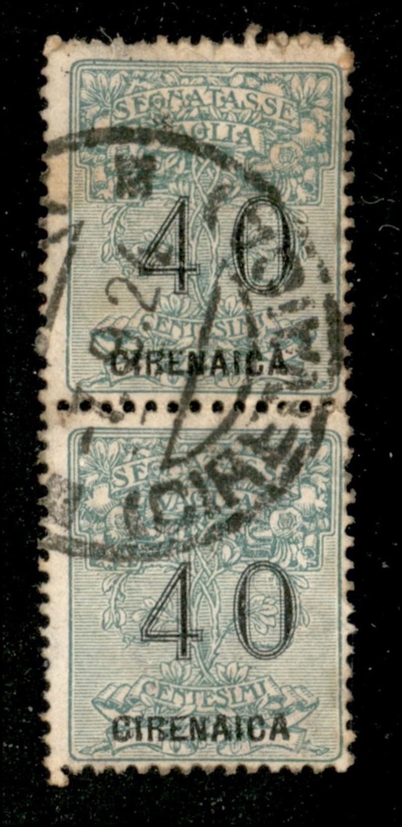 Italia / Colonie / Cirenaica / Segnatasse per Vaglia