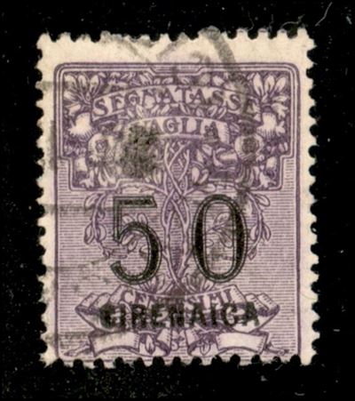 Italia / Colonie / Cirenaica / Segnatasse per Vaglia