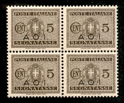 Italia / Colonie / Africa Orientale Italiana / Segnatasse