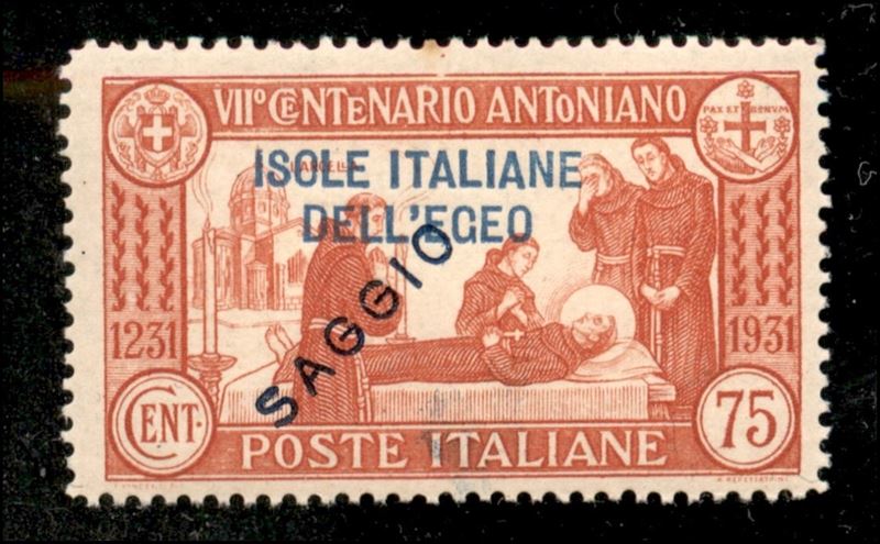 Italia / Colonie / Egeo / Emissioni Generali / Saggi