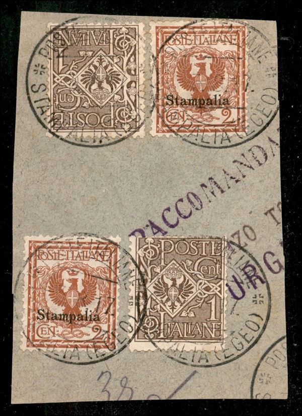 ITALIA / Colonie / Egeo / Stampalia / Posta ordinaria