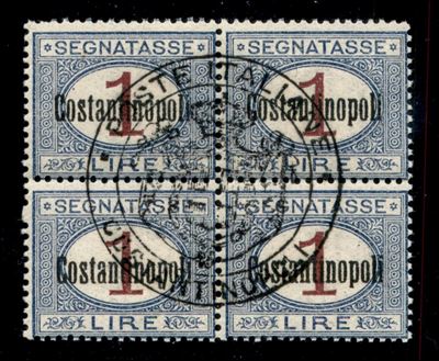 Italia / Uffici Postali All'estero / Levante / Costantinopoli / Segnatasse