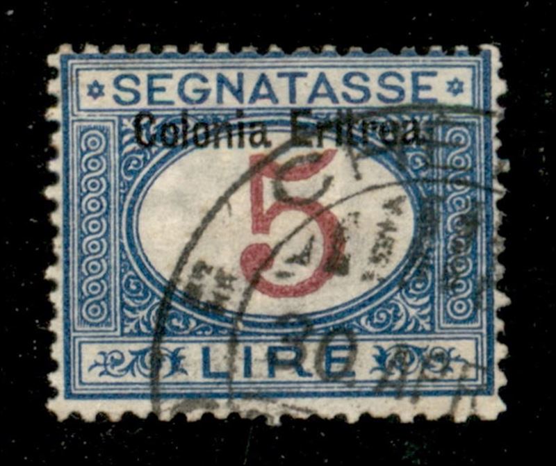 Italia / Colonie / Eritrea / Segnatasse