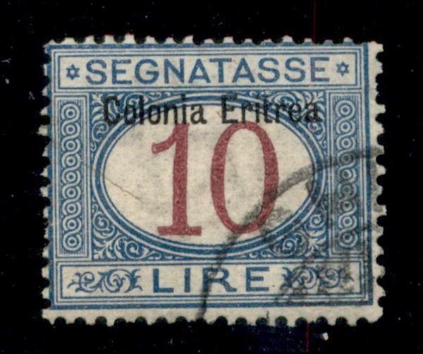 ITALIA / Colonie / Eritrea / Segnatasse