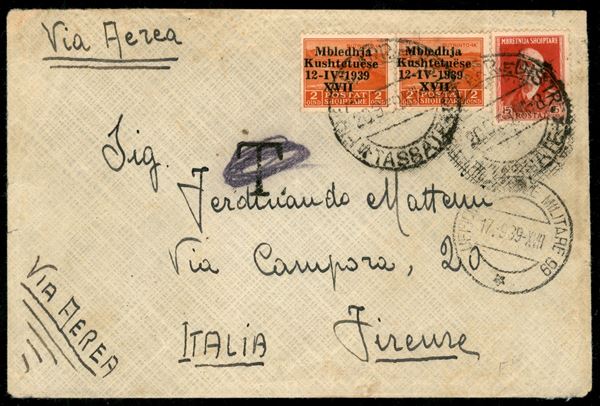 ITALIA / Occupazioni II guerra mondiale / Albania / Posta ordinaria