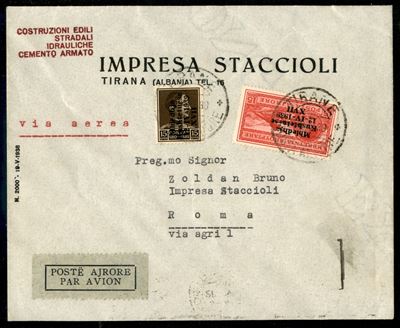 Italia / Occupazioni II Guerra Mondiale / Albania / Posta Ordinaria