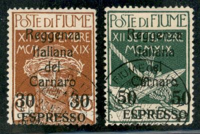 Italia / Occupazioni i Guerra Mondiale / Fiume / Espressi