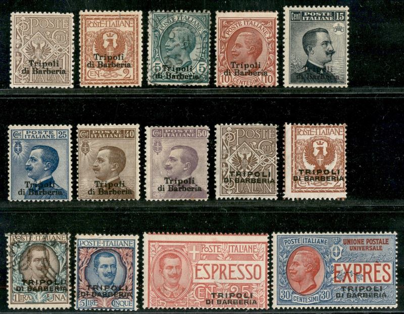 Italia / Uffici Postali All'estero / Levante / Tripoli di Barberia / Posta Ordinaria + Espressi