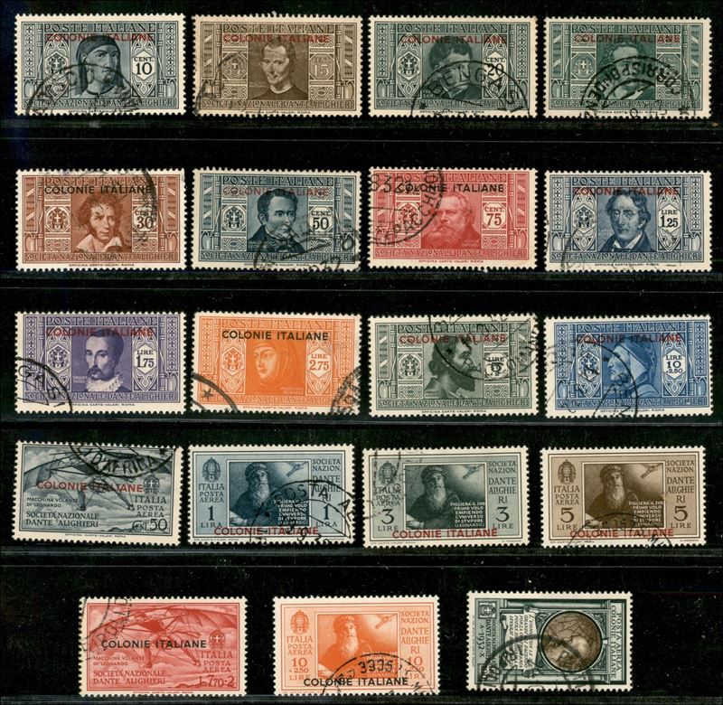 Italia / Colonie / Emissioni Generali / Posta Ordinaria + Aerea