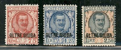 Italia / Colonie / Oltre Giuba / Posta Ordinaria