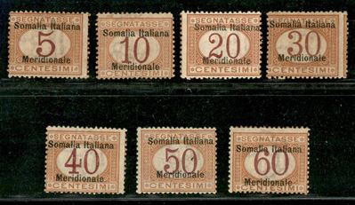 Italia / Colonie / Somalia / Segnatasse
