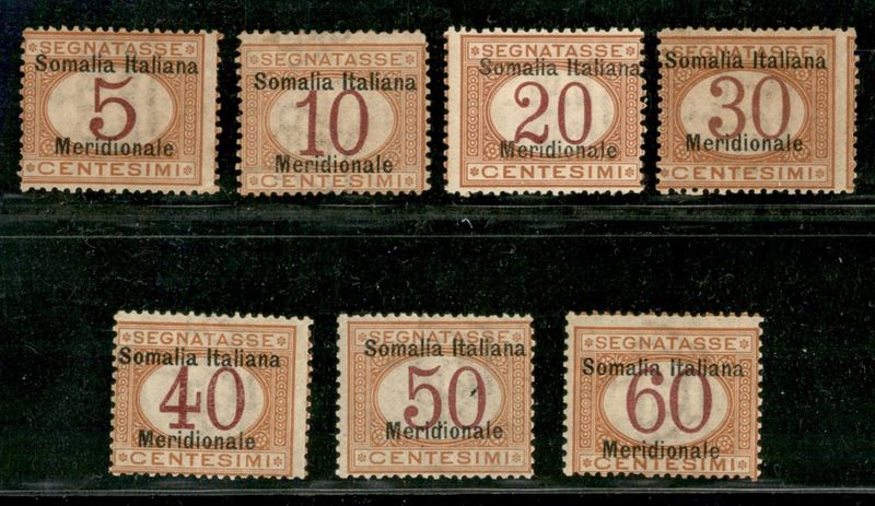 Italia / Colonie / Somalia / Segnatasse