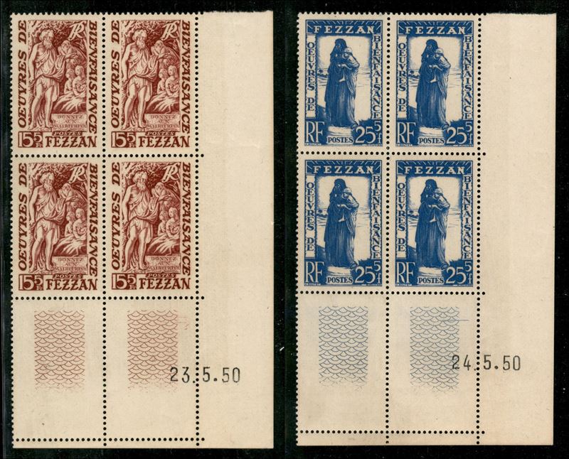 Italia / Occupazioni Straniere delle Colonie / Occupazione Francese / Fezzan / Posta Ordinaria