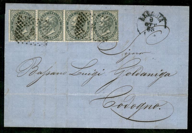 Italia / Regno / Vittorio Emanuele II / Posta Ordinaria
