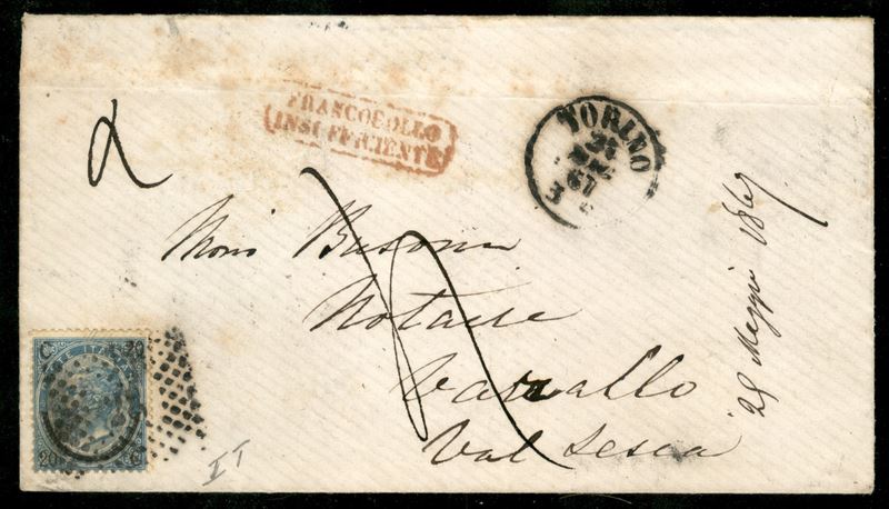 Italia / Regno / Vittorio Emanuele II / Posta Ordinaria