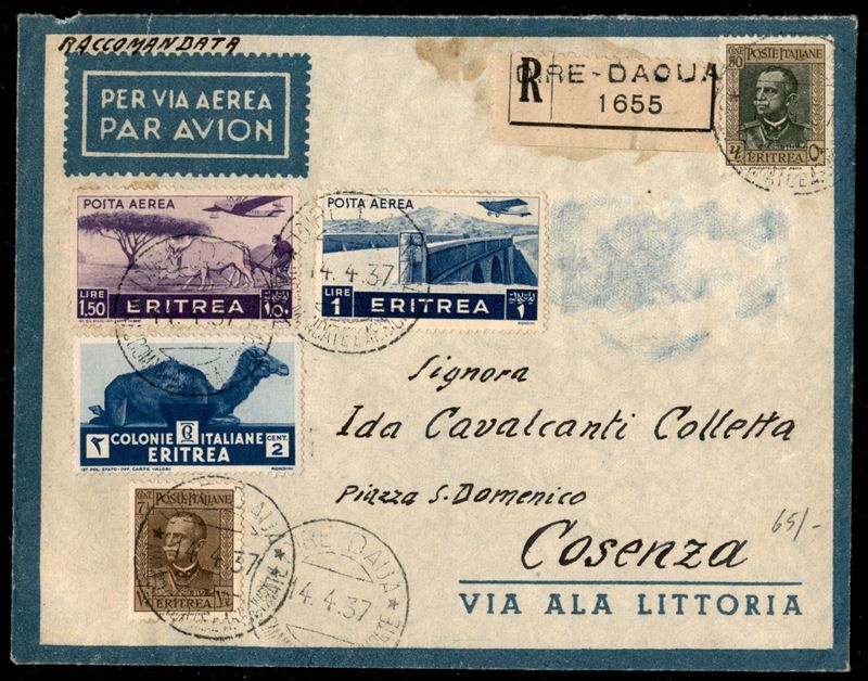 Italia / Colonie / Eritrea / Aerogrammi