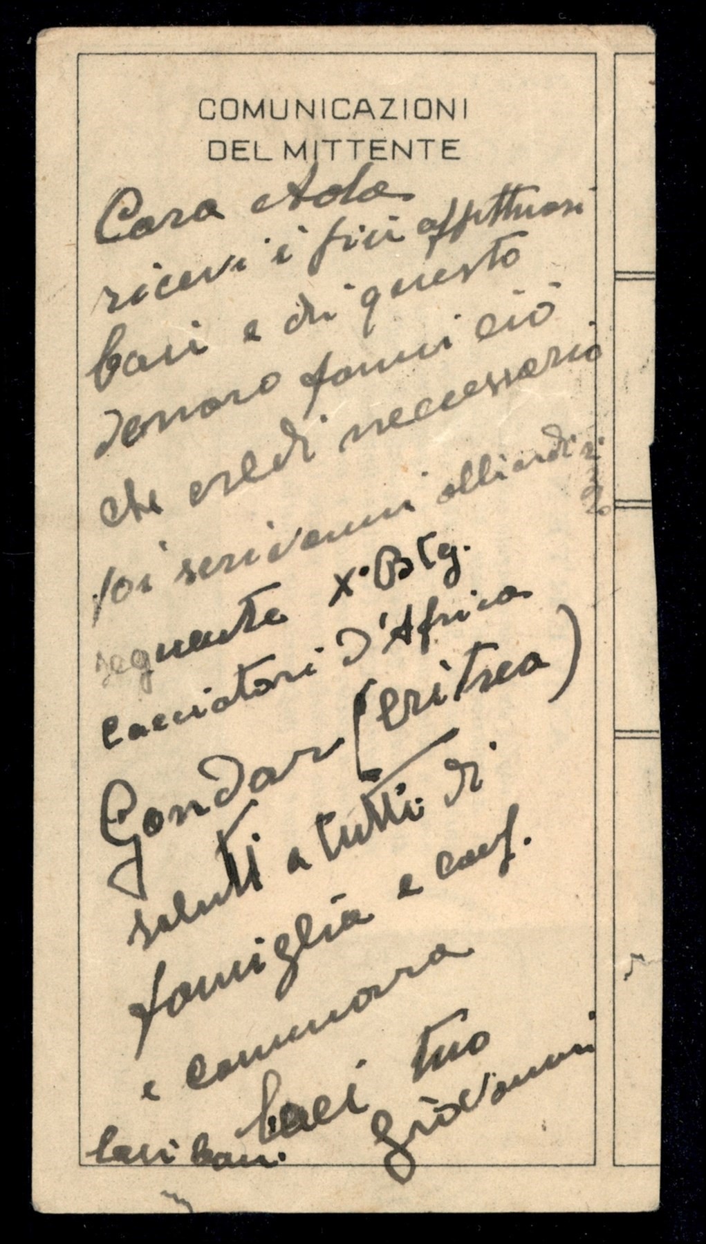 Italia / Colonie / Eritrea / Posta Aerea