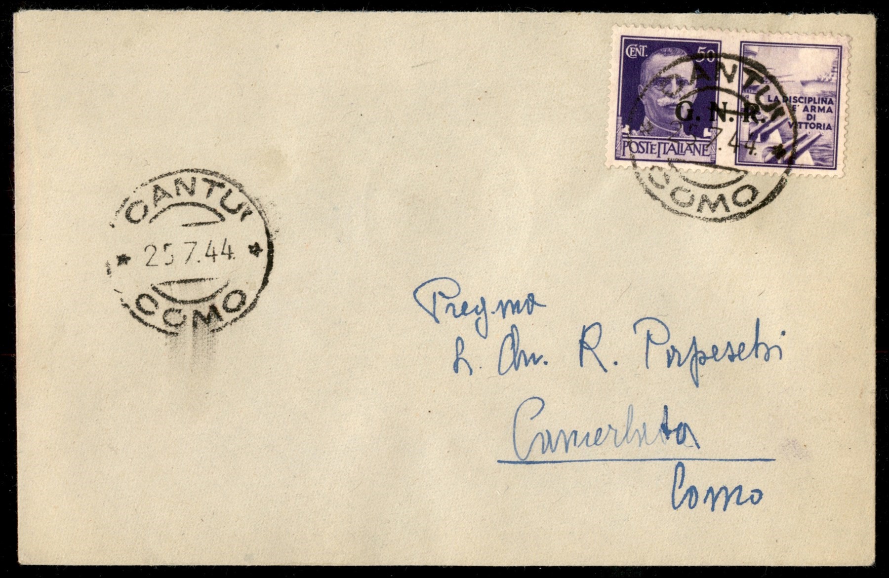 Italia / Rsi / G.n.r. Brescia / Propaganda di Guerra