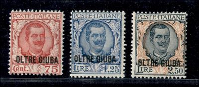 Italia / Colonie / Oltre Giuba / Posta Ordinaria