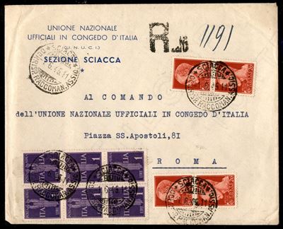Italia / Luogotenenza / Posta Ordinaria + Aerea