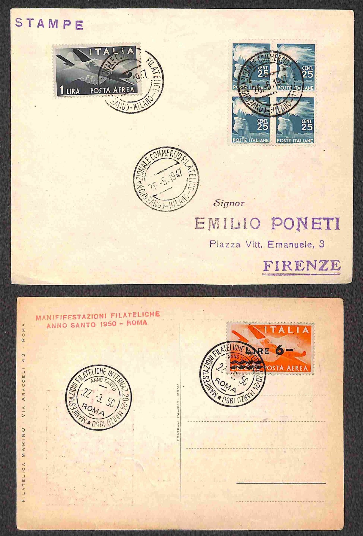 Italia / Repubblica / Posta Ordinaria