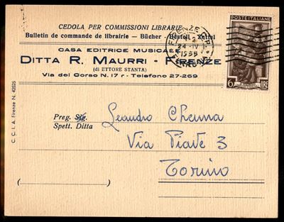 Italia / Repubblica / Posta Ordinaria