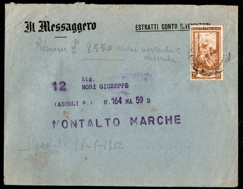 Italia / Repubblica / Posta Ordinaria