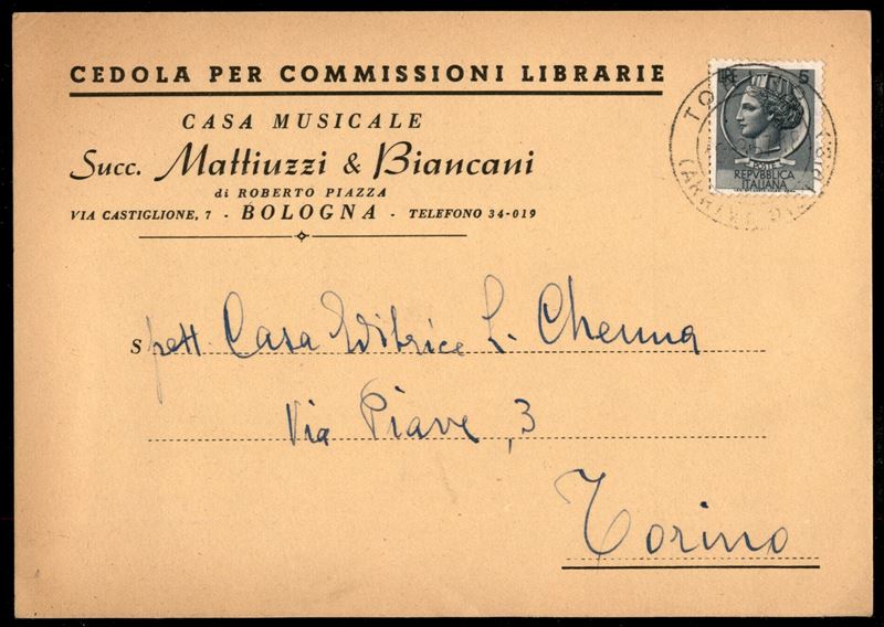 Italia / Repubblica / Posta Ordinaria