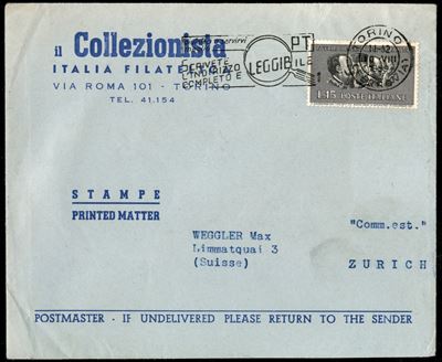 Italia / Repubblica / Posta Ordinaria