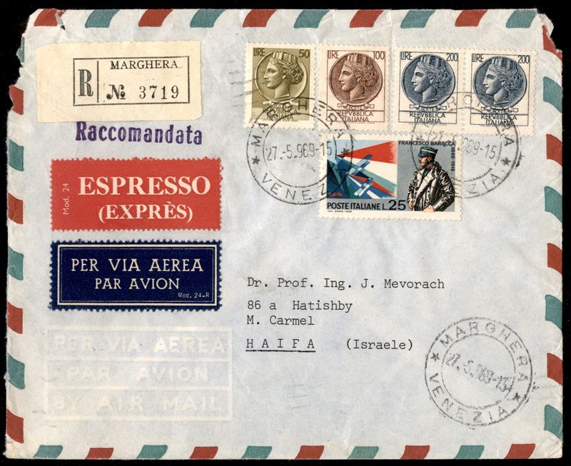 Italia / Repubblica / Aerogrammi
