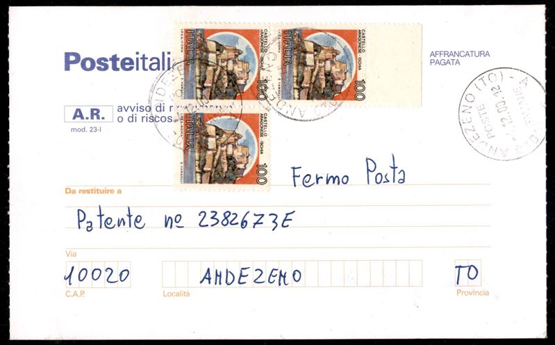 Italia / Repubblica / Posta Ordinaria