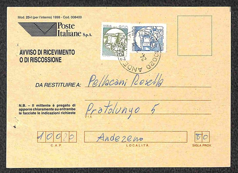 Italia / Repubblica / Posta Ordinaria