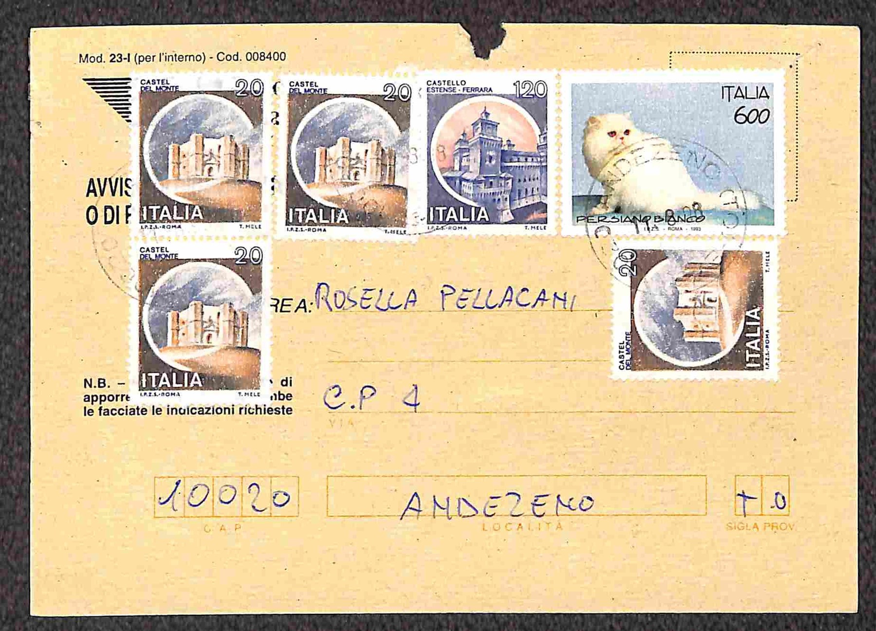 Italia / Repubblica / Posta Ordinaria
